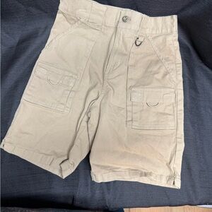 Kids Tan Cargo Shorts